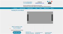 Desktop Screenshot of cloudtrainer.com